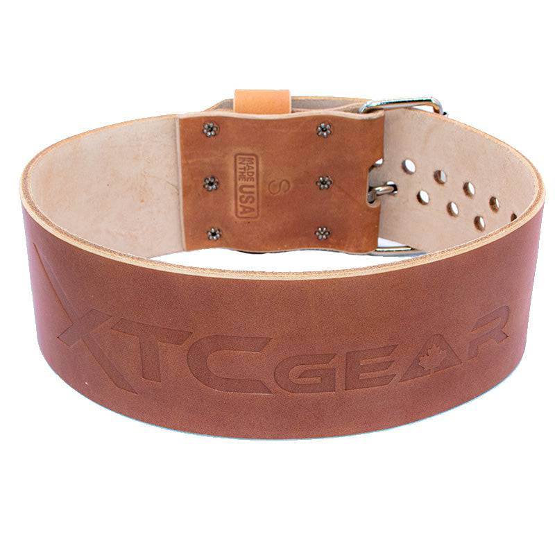 XTC Gear | Athletic Series Powerlifting Belt Pioneer Cut - 6.5mm - XTC Fitness - Exercise Equipment Superstore - Canada - Leather Powerlifting Belt