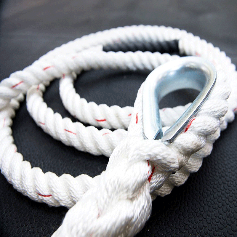 XTC Gear  Climbing Rope - White w/Red Tracer - 1.5in Thick