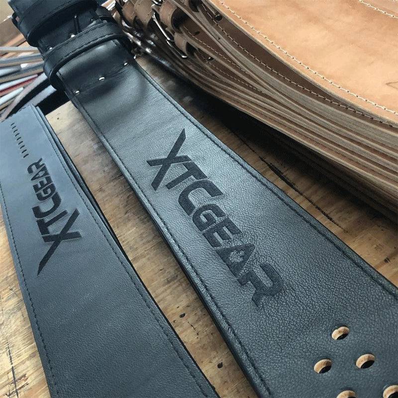 XTC Gear | Elite Series Powerlifting Belt Pioneer Cut - 10mm - XTC Fitness - Exercise Equipment Superstore - Canada - Leather Powerlifting Belt