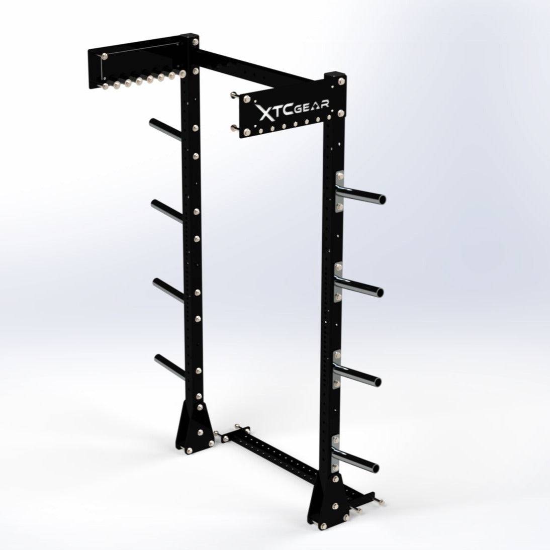 XTC Gear | Plate Storage Half Rack Style - Rack Attachment - 4 Pegs - XTC Fitness - Exercise Equipment Superstore - Canada - Rack Accessory