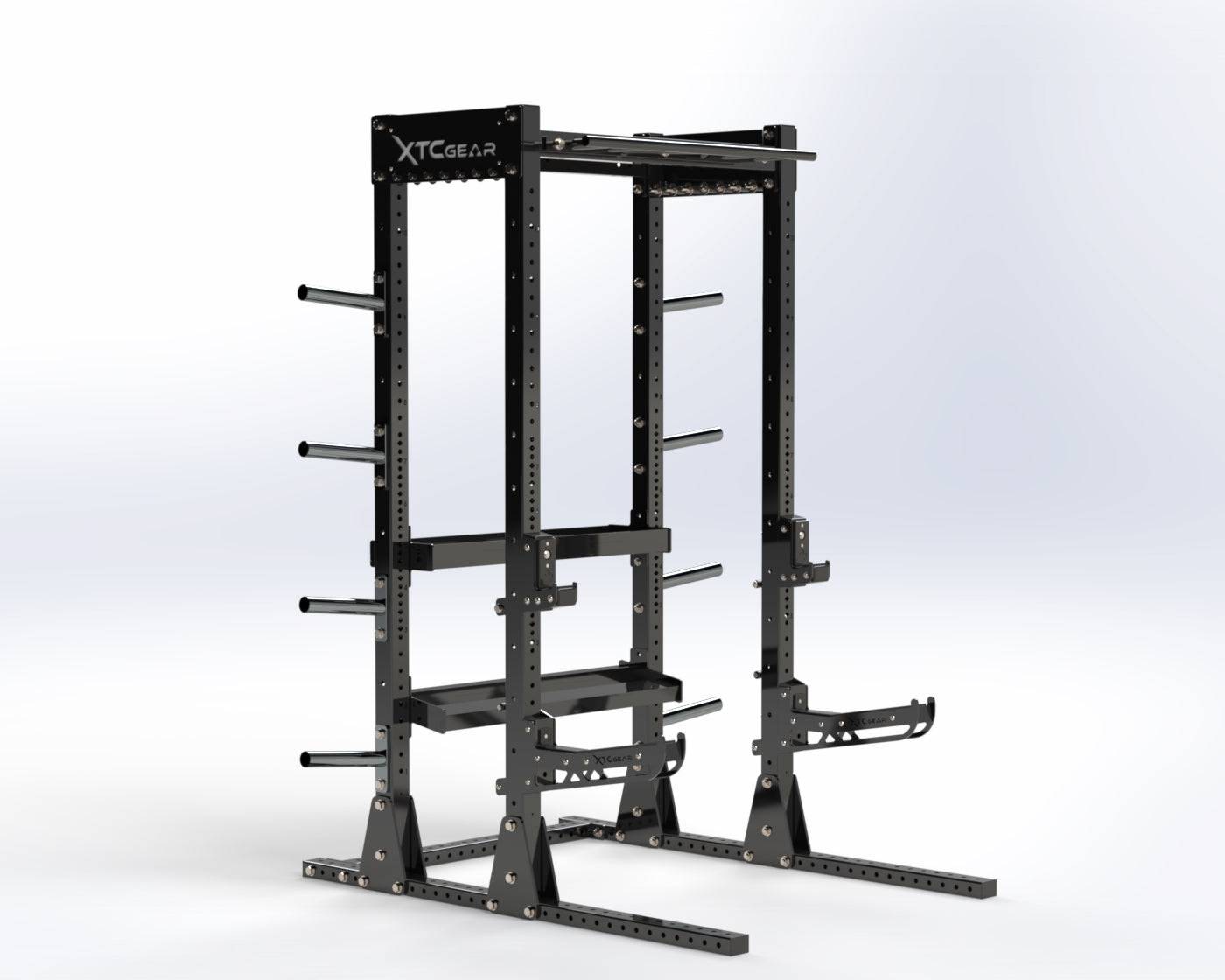 XTC Gear | X-Series Half Rack - HR92 - Multi-Grip - XTC Fitness - Exercise Equipment Superstore - Canada - Squat Rack