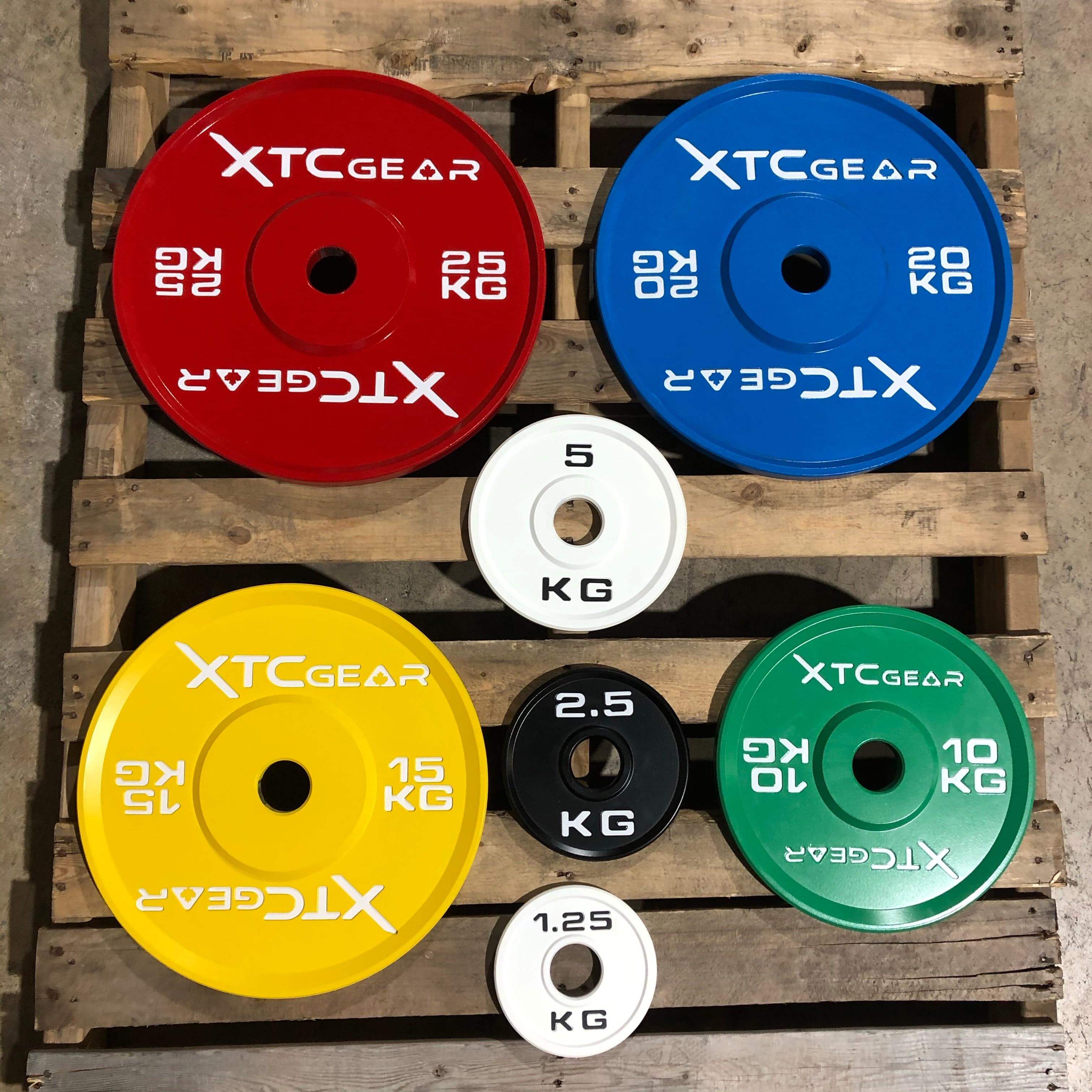 XTC Gear | X-Series IPF Spec Plates - Kilograms - XTC Fitness - Exercise Equipment Superstore - Canada - Calibrated Steel Plates