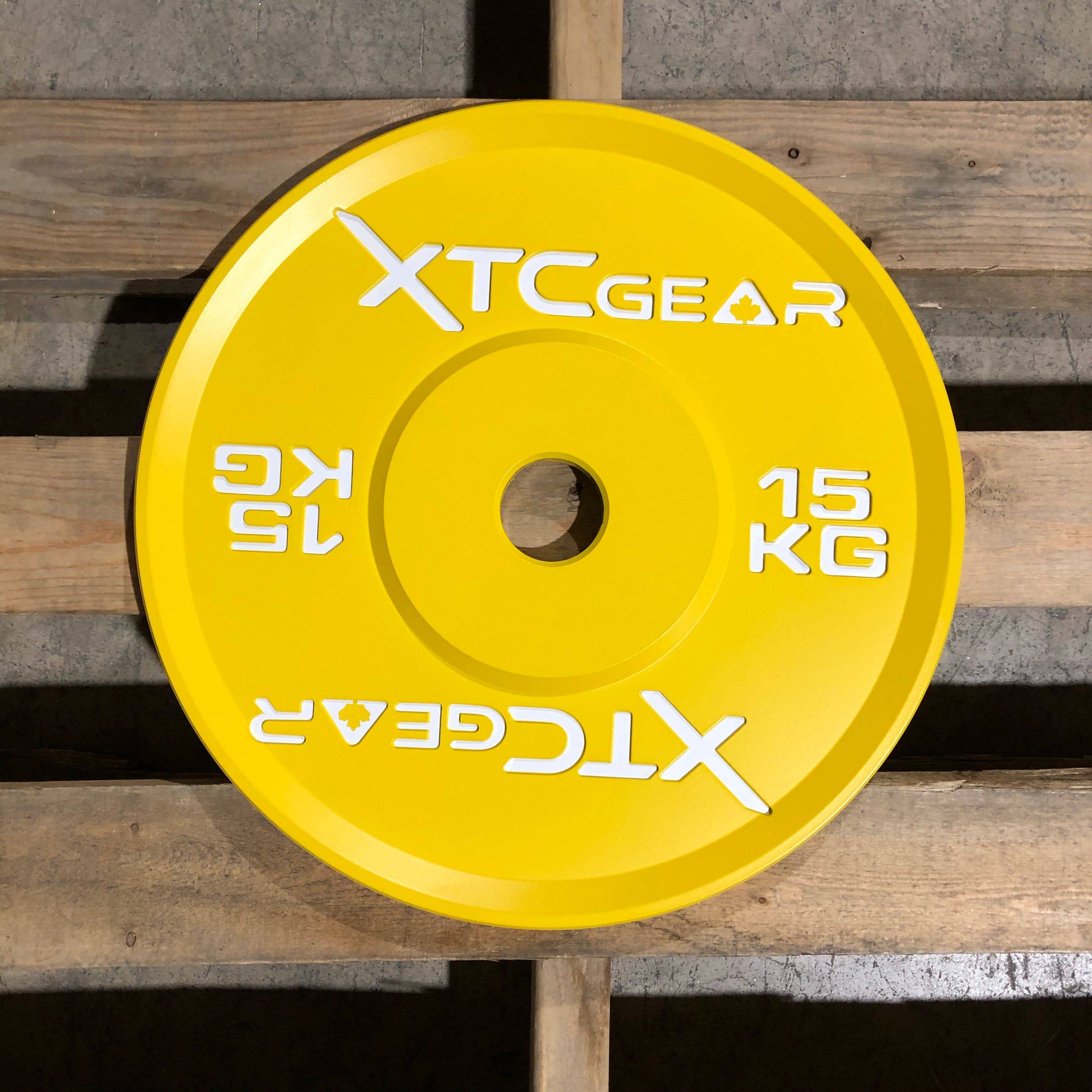 XTC Gear | X-Series IPF Spec Plates - Kilograms - XTC Fitness - Exercise Equipment Superstore - Canada - Calibrated Steel Plates