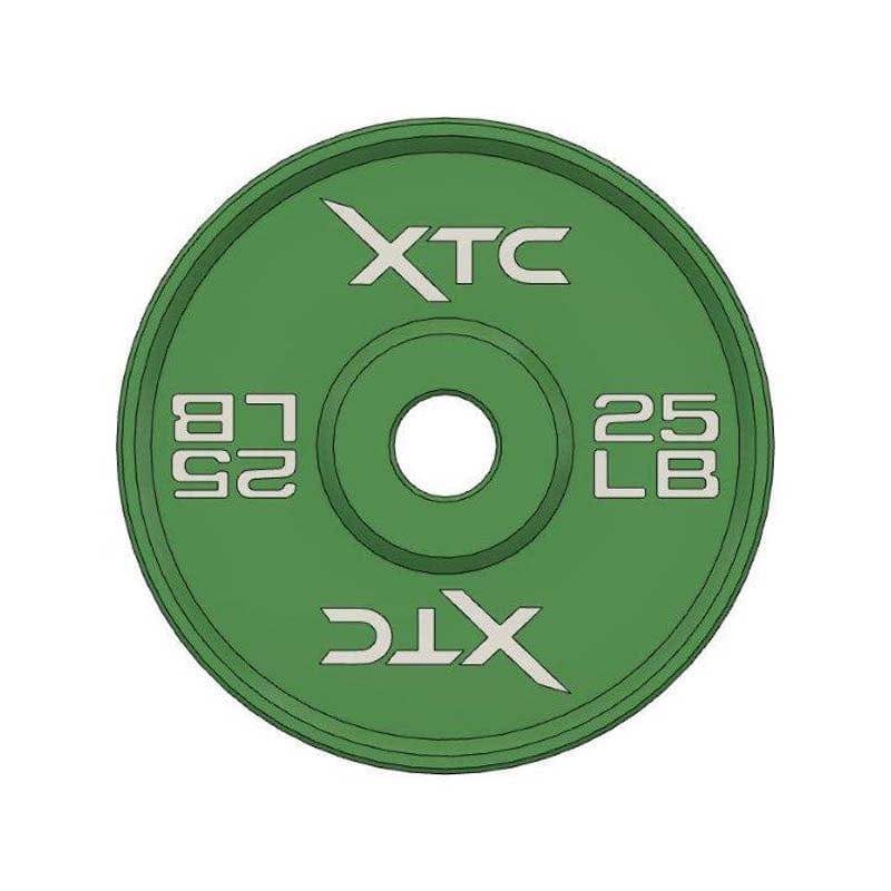XTC Gear | X-Series IPF Spec Plates - Pounds - XTC Fitness - Exercise Equipment Superstore - Canada - Calibrated Steel Plates