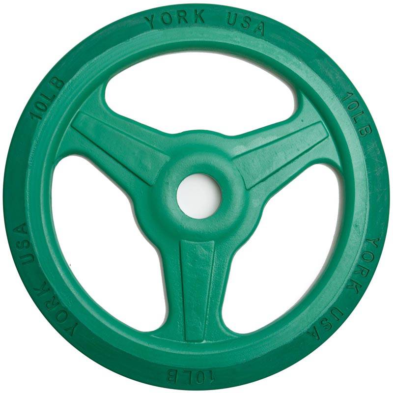 York Barbell | Bumper Grip Plates - Color - XTC Fitness - Exercise Equipment Superstore - Canada - Training Bumper Plates