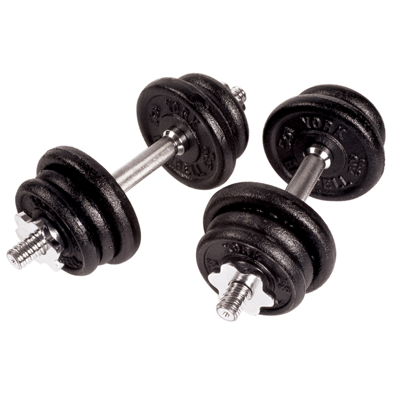York Barbell | Cast Iron Adjustable Dumbbell Set - XTC Fitness - Exercise Equipment Superstore - Canada - Adjustable Dumbbells