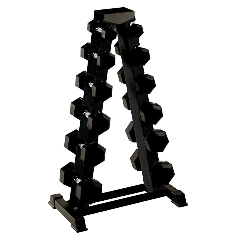 York Barbell | FTS Series Vertical Dumbbell Rack - Floor Model - XTC Fitness - Exercise Equipment Superstore - Canada - Dumbbell Storage