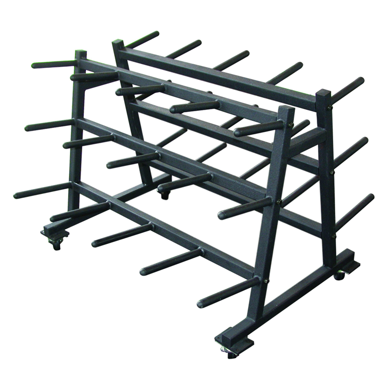 York Barbell | Mobile Aerobic Set Rack - XTC Fitness - Exercise Equipment Superstore - Canada - Standard Plate Storage