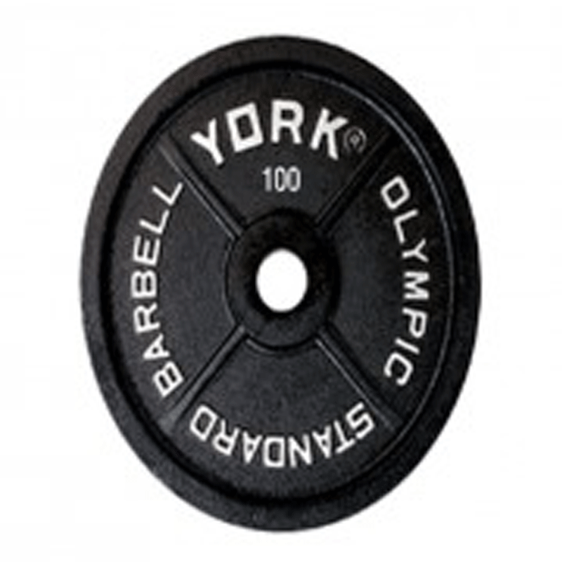 York Barbell | Olympic Plates - "Legacy" Precision Milled - XTC Fitness - Exercise Equipment Superstore - Canada - Calibrated Steel Plates