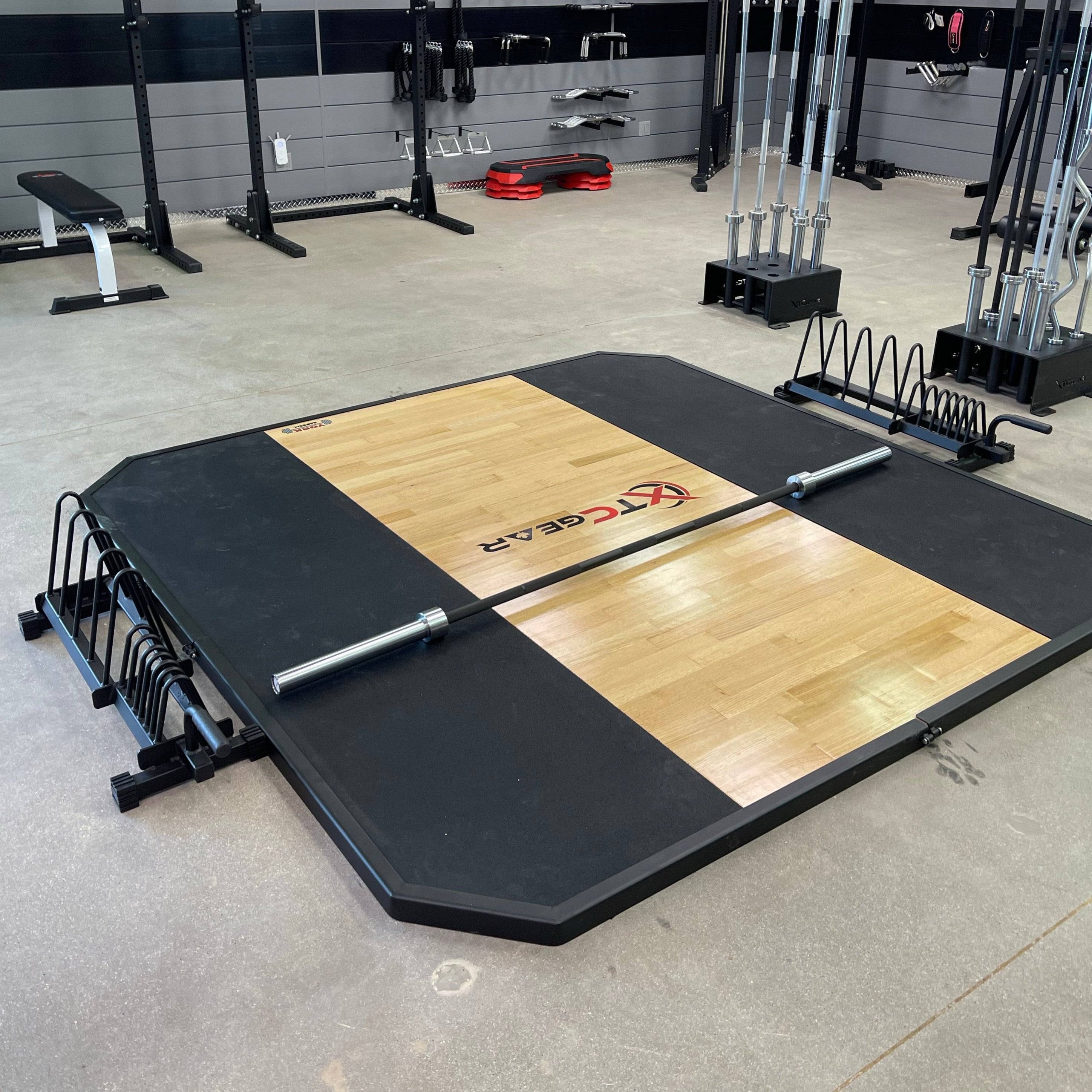 York Barbell | Solid Red Oak Platform - XTC Fitness - Exercise Equipment Superstore - Canada - Olympic Platform