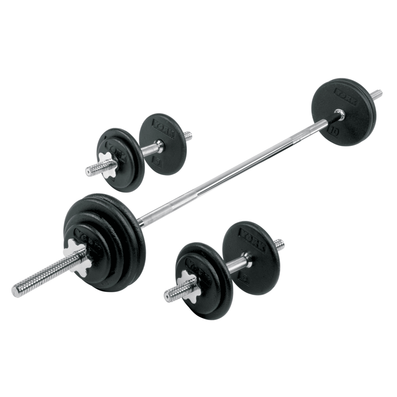 York Barbell | Standard Pro Plates - 1" - XTC Fitness - Exercise Equipment Superstore - Canada - Cast Iron 1" Plates