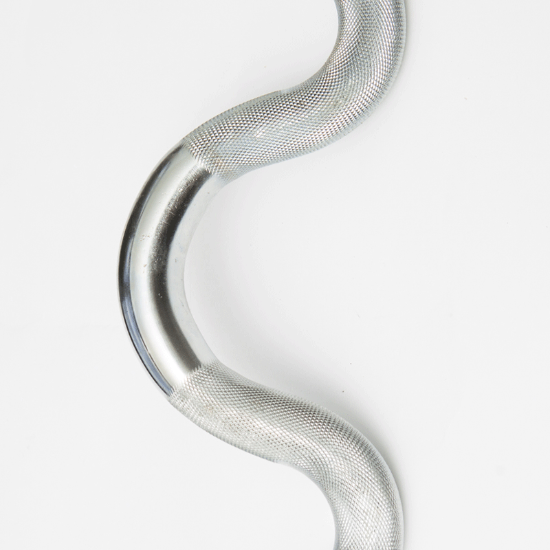 York standard chrome curl bar outlet