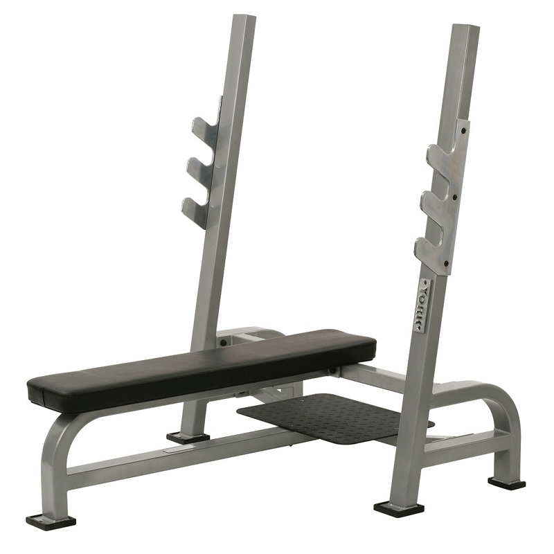 York Barbell | STS Olympic Bench w/ Gun Racks - XTC Fitness - Exercise Equipment Superstore - Canada - Bench Press