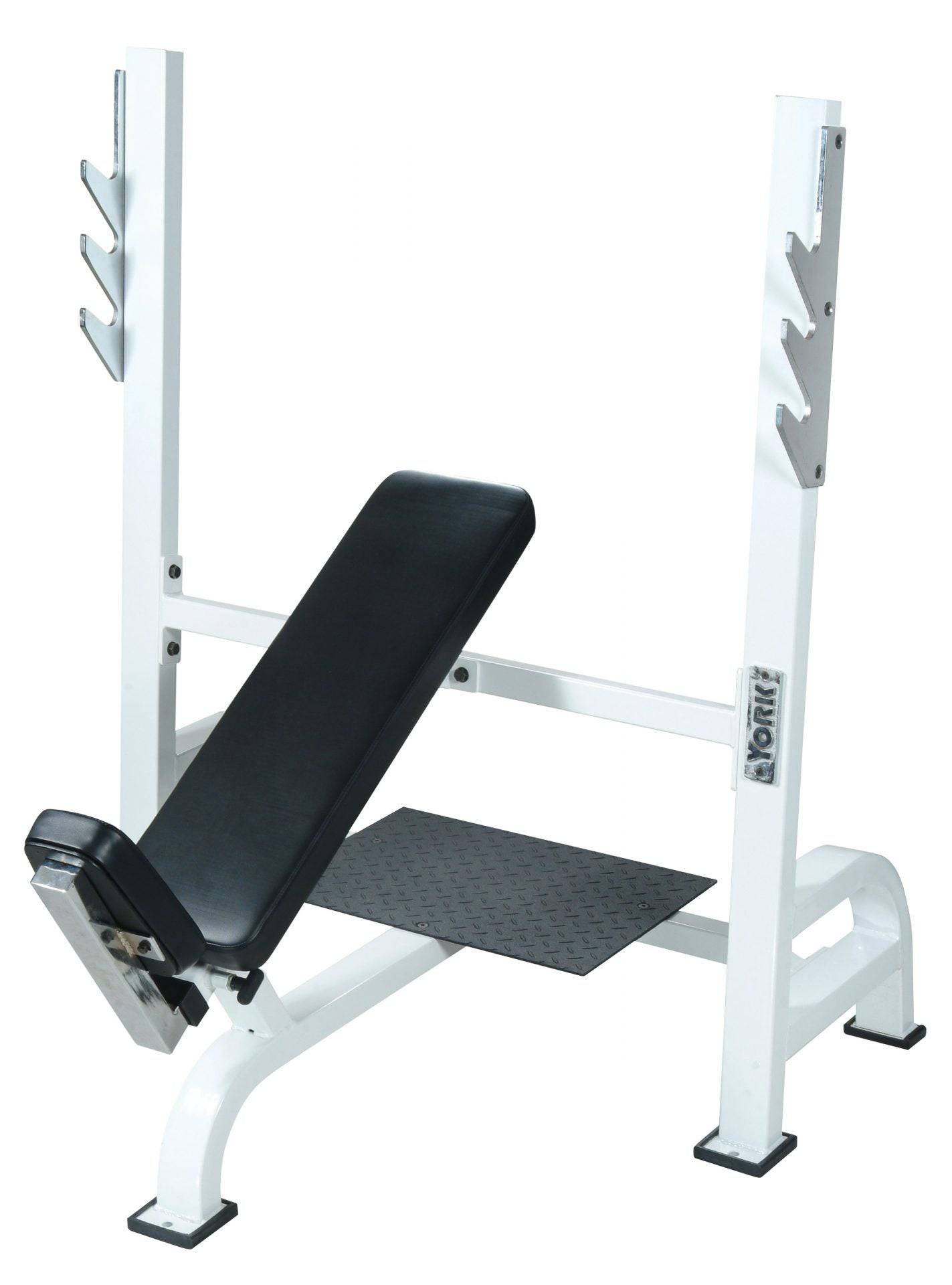 York Barbell | STS Olympic Incline Bench w/ Gun Racks - XTC Fitness - Exercise Equipment Superstore - Canada - Bench Press